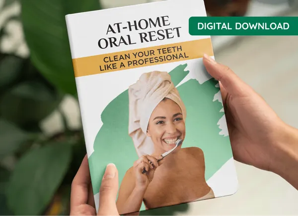 Bonus guide At-Home Oral Reset, included with ProDentim 6-bottle orders